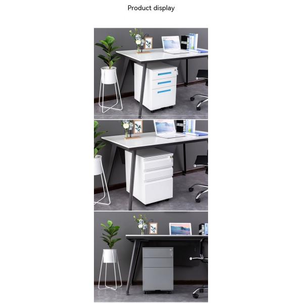 Commercial Furniture Under Desk Mobile Filing Cabinet with Lock and Drawer