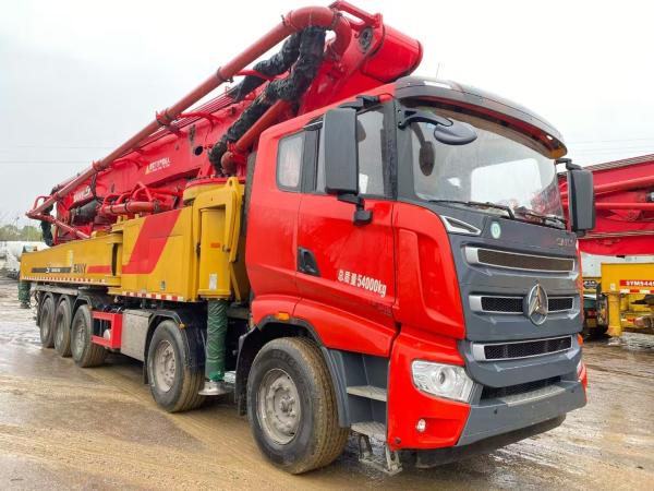 High Performance Used Sany SYM5541THBF 65M Truck-Mounted Concrete Pump For Sale