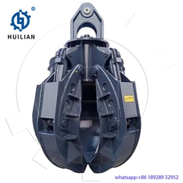 Hydraulic Orange Peel Grapple Rotary Steel Single Dual Cylinder Mechanical Grapple 10t