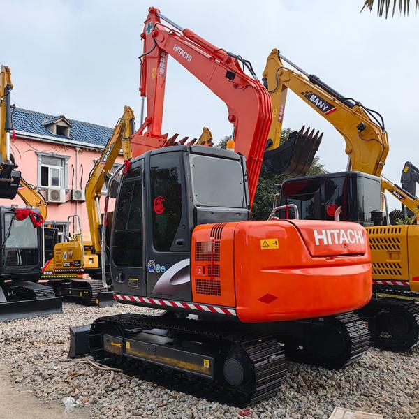 40.5kw Hitachi ZX70 Mini Hitachi Second Hand Excavators 4170mm Depth