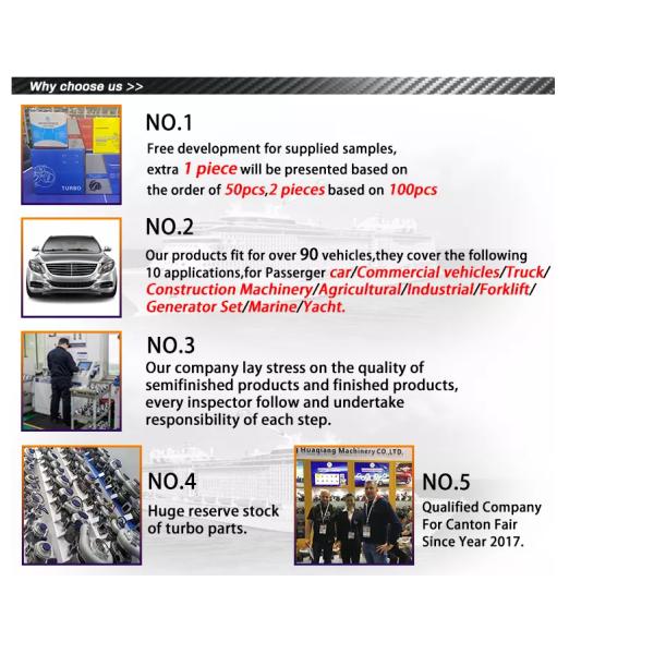 HX52W Turbo Charger 3790526 3790526 4031184 21316560 2837982 2834546 2835468 2837981 2837982 3782226 3782227 3782227D