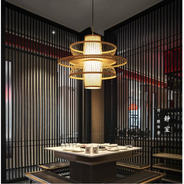 Chinese Pendant Lights for Living Room Bar Restaurant Bamboo Light(WH-WP-27)