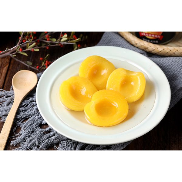 High Quality Hot Sale Fresh Canned Fruit Delicious Canned Yellow Peach in Syrup