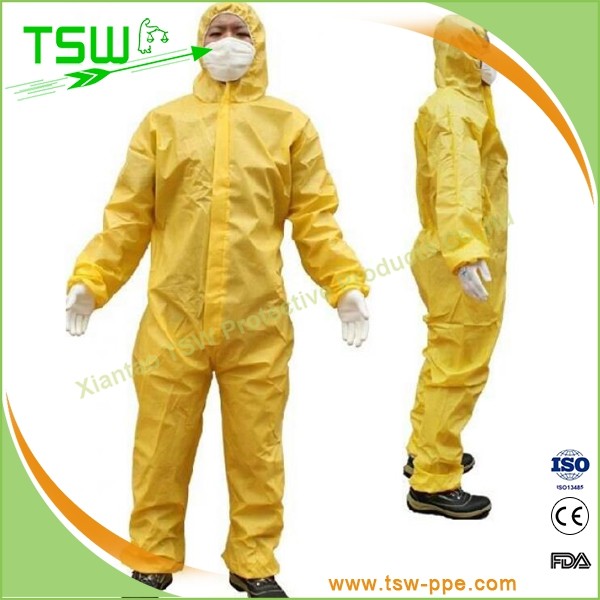 BFE 90% Disposable SMS Coveralls With Elastic Wrist