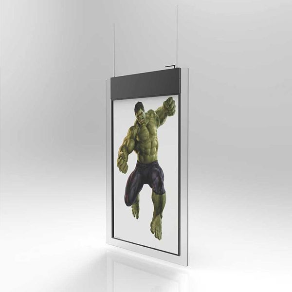 43‑Inch Suspended Digital Signage Display, Commercial Suspended LCD Advertising Screen & Monitor