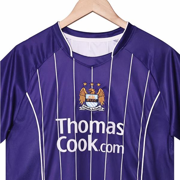 Retro Manchester City Away Jersey 2007-2008 Season Classic Replica Custom