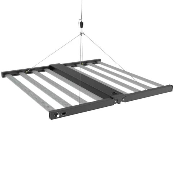 800w Full Spectrum High Efficiency Grow Light For Weed Growing 10-100% Know Dimming 8 Bars Foldable With Rj45 Ports