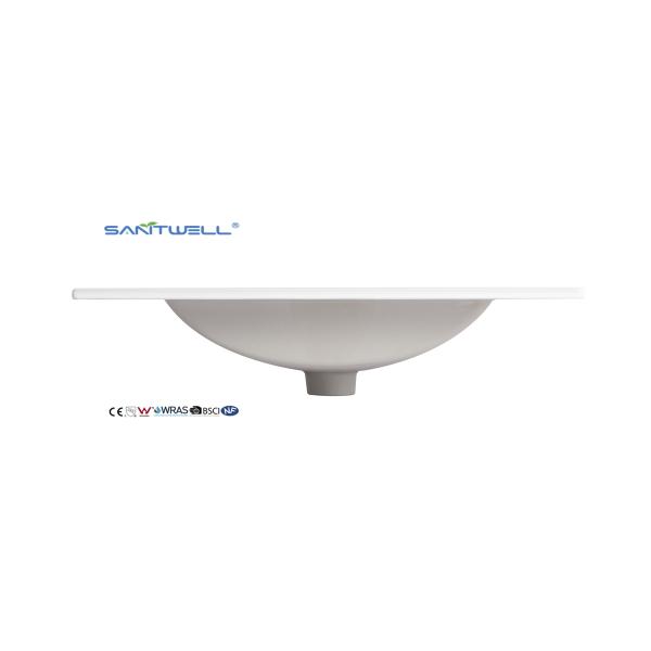 Bathroom раковин руки мытья длины таза 700MM шкафа нового популярного славного дизайна AC8003-70 керамический