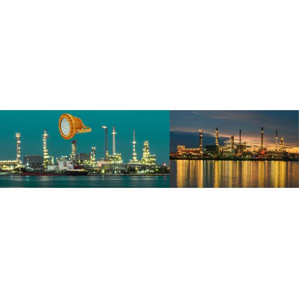 Atex Industrial Workshop 60W/80W IP66 Special Chemical Plant Lighting Waterproof LED Explosion Proof Light