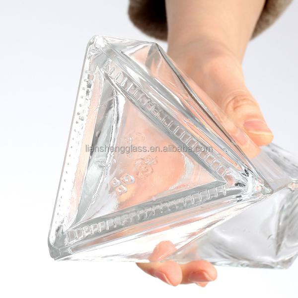 500 ml 750 ml 1 litro garrafa de vidro transparente para bebidas alcoólicas sumos de licor uísque vinho