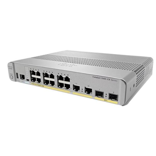 WS-C3560CX-12PD-S Cisco Catalyst 3560-CX 12-портный компактный переключатель слой 3 POE- 12 x 10/100/1000 Ethernet порты