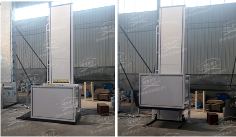 Лифты пассажира подъема платформы кресло-коляскы портативной машинки 3М для квартир