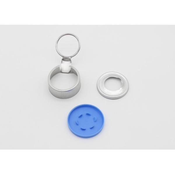 крышки пробирки голубого вливания 32мм целебные с логотипом и размером кольца подгонянными тягой