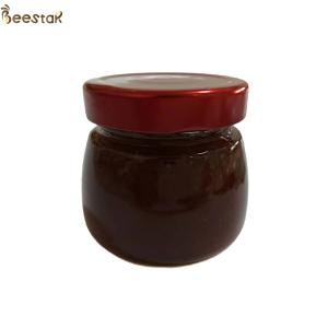 Beestar Miel negro crudo sin filtrar 100% puro sin aditivos Miel natural Jar de vidrio para hornear cocinar maduro