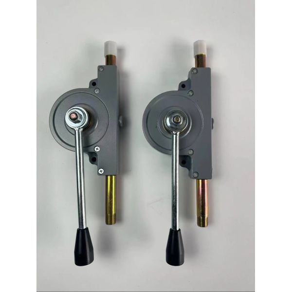 Palanca de control manual del acelerador con mando ergonómico y engranajes mecanizados CNC para vehículos agrícolas y de construcción LT400-9005-02