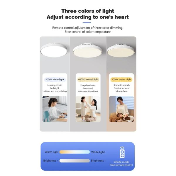 Bedroom Home Decoration white Invisible Bladeless Remote Control Dimming Electric Fan (WH-CLL-69)