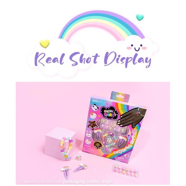 Assorted Children DIY Nail Art Kit Girls Beauty Playing Studio Customizable
