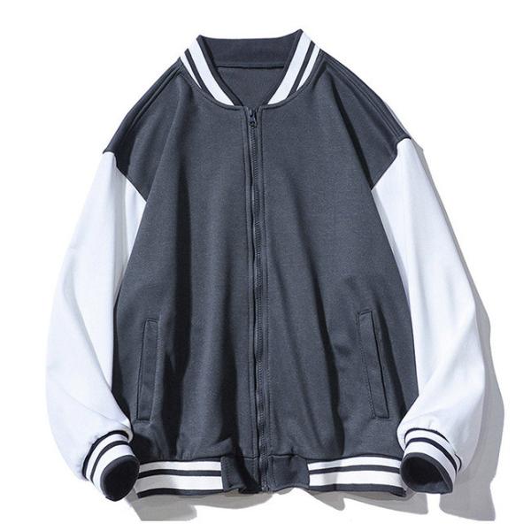 M-XXXL Stand Up Collar Colored Bomber Jacket Boys Girls Casual Baseball Jacket