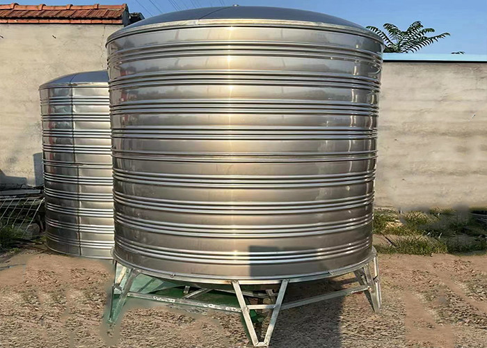 Lead Free Stainless Steel Water Treatment Tank Smooth Surface Corrosion Resistant