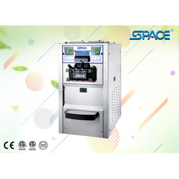 Tabletop Twin Twist Flavor Soft Ice Cream Machine For Home / Business Use