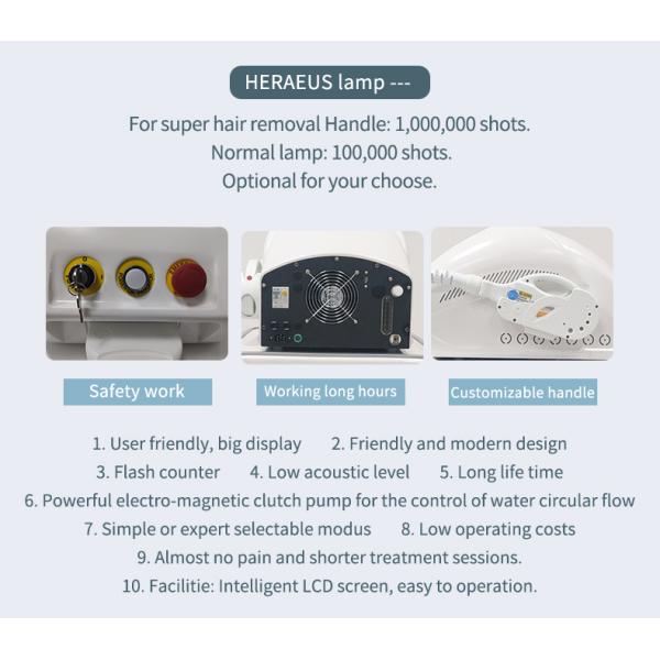 Professional Cooling System IPL Opt Opt Laser Hair Removal and Skin Whitening Device