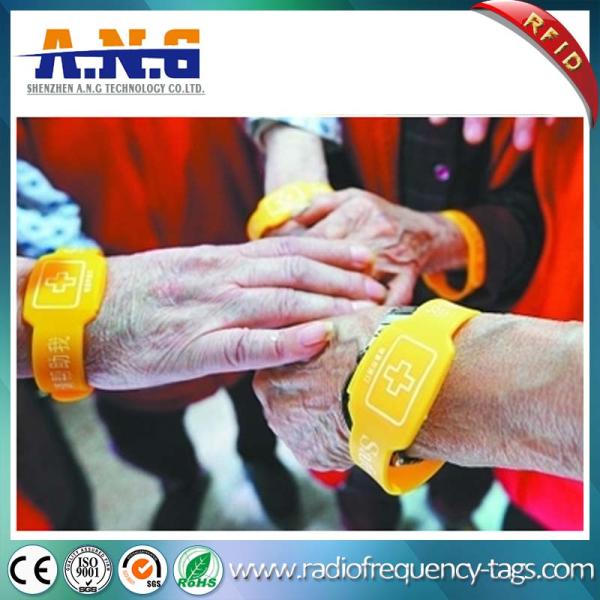 Safe Ride home Rfid Silicone  Wristbands for Alzheimer ' s disease