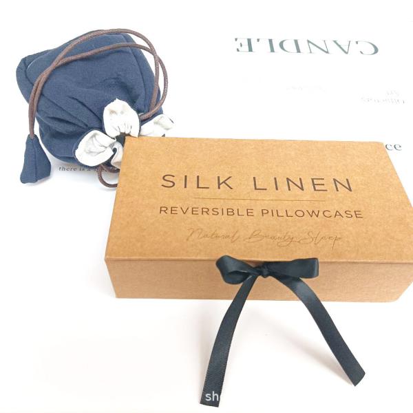 Чернота подарочной коробки картона природы Eco дружелюбная печатая закрытие ленты