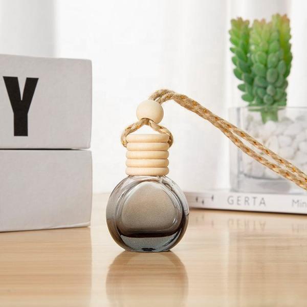 8ml Long Lasting Mini Glass Unique Aromatherapy Aroma Hanging Car Perfume Empty Bottle