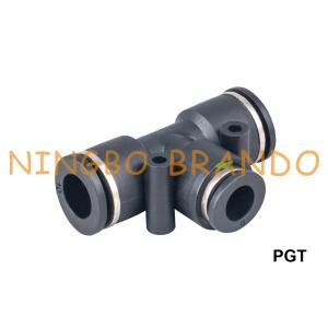 Штуцеры редуктора тройника соединения PGT пластиковые пневматические 1/8