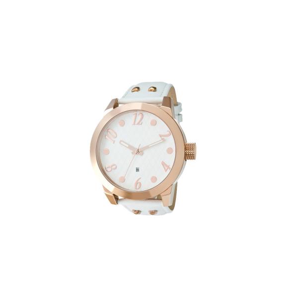 10ATM Quartz Stainless Steel Watch 24mm Genuine Leather Strap Women Usage