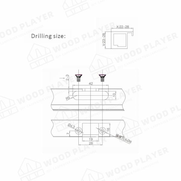 dobradiça hidráulica próxima macia grossa de 22mm-28mm para o armário