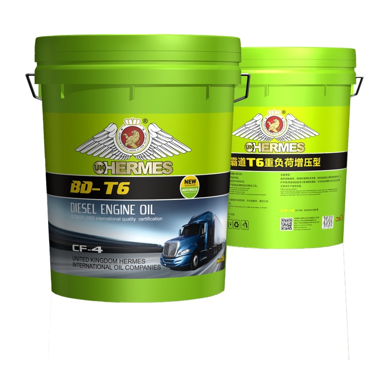 BD-T6 API CF-4 Heavy-Duty Diesel Engine Oil 18L Pail with Heavy-Load Protection