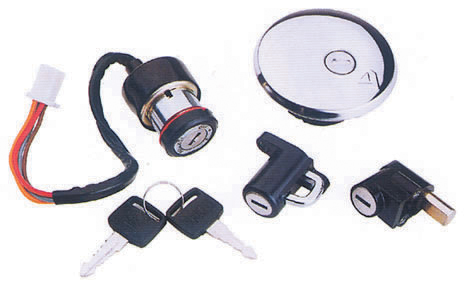 Motorcycle Electrical Components ABS Lock Set GN125