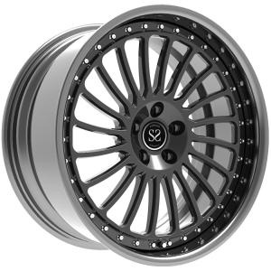 оправа 19 дюймов выковала алюминиевое колесо алюминия автомобиля пробелов колеса