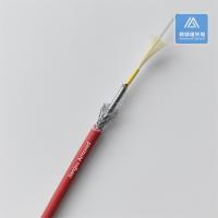 8 cœurs en mode unique câble en fibre de fibre en spirale micro blindé 5,0 mm rouge résistant aux rongeurs