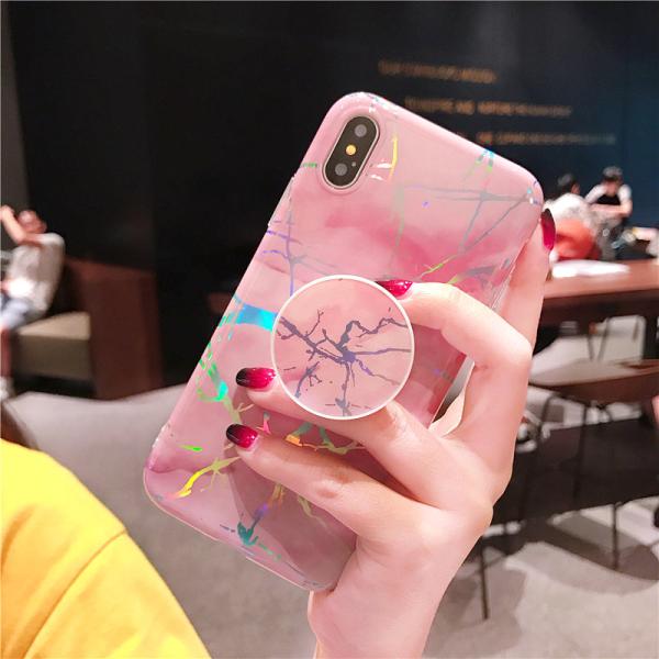 Iphone Xs Max TPU laser mable case with holder, Iphone Xs Max protective TPU case, Iphone Xs Max accessories