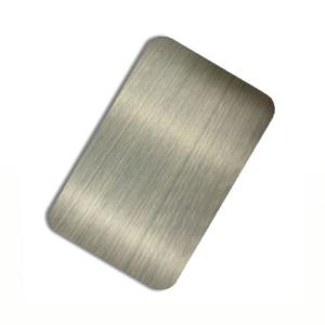 Silver Brushed Ss Decorative Sheets OEM 201 304 316 SGS Certificate