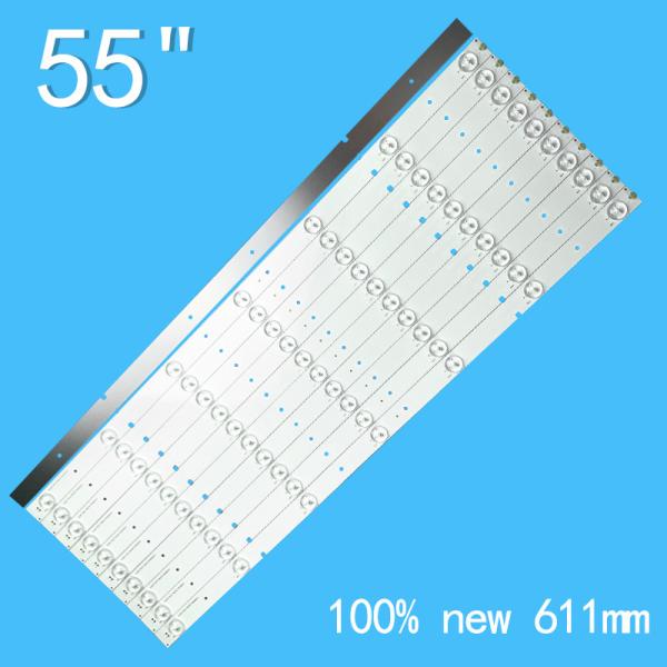 55 TV HISENSE SVH550AA2_REV05_7LED 55K20DG 55K20PG 55K23DGW Tv Backlight Strip