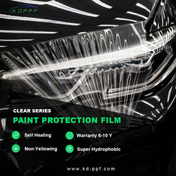 10 Years Warranty Anti Yellowing Gloss Paint Protection Film Self Healing Ppf For Tesla Model Y
