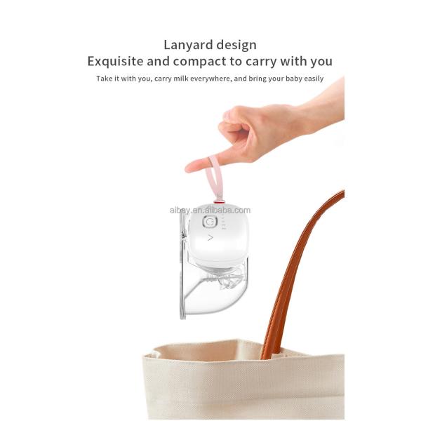 Pompes électriques portables en silicone en PP pour extraction de lait pour nourrir les bébés