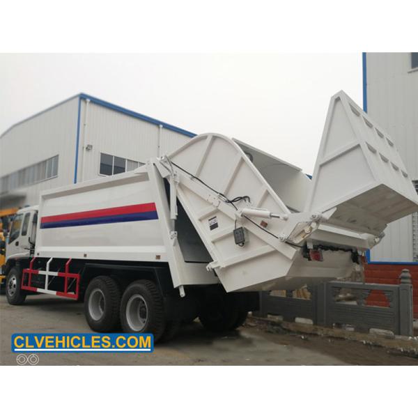 FVZ 6X4 300hp ISUZU Garbage Truck 20CBM Small Trash Compactor Truck