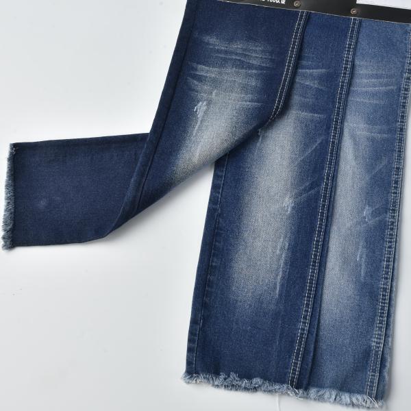9.9oz Shrink Resistant Cotton Polyester Spandex Denim Stretch Jean Fabric
