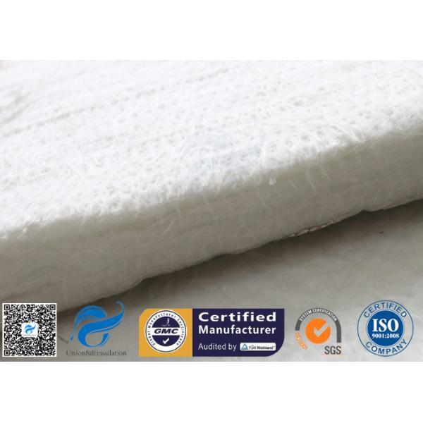 Войлок волокна акустического поглощения белизны циновки 25ММ иглы стеклоткани алюминиевой фольги