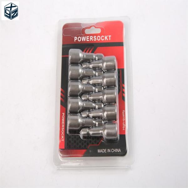 1/4in Drive Size CRV Material 6.35 Hexagon 9mm*42mm*10PC Strong Magnetic Nut Driver Set