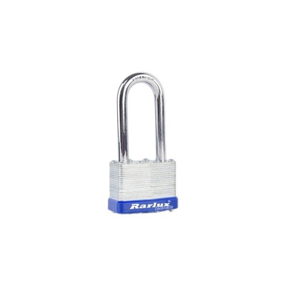 Rarlux 30-60mm High Security Anti-theft Padlock Laminated Steel Body Customized Shackle Laminated Padlock