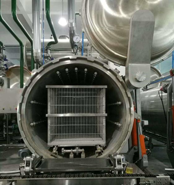 Máquina de autoclave de alta pressão retorta ninho de pássaros garrafas de vidro bebida spray de água retorta esterilizador de alimentos