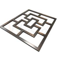 Decorative Stainless Steel Metal Fabrication Metal Wall Panels Room Divider 201 304 316 Grade