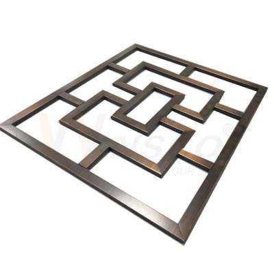 Decorative Stainless Steel Metal Fabrication Metal Wall Panels Room Divider 201 304 316 Grade
