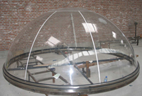 Customized Polycarbonate Dome Skylight, Easy to Install & Transport, Custom Sizes Available, Long Lasting Roof Light Cover
