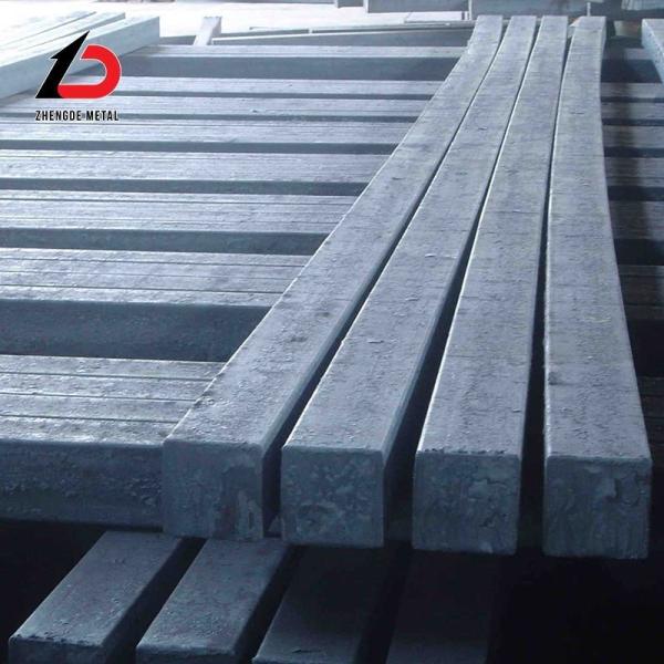 Barre rectangulaire à haute teneur en carbone Barre carrée en acier légère Barre carrée en acier massif en acier au carbone Barre carrée en acier à billet A36, Q235, Q345, Prix du billet A572